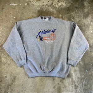 Vintage 90s Kentucky Basketball Sweatshirt XL